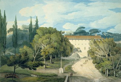 The Convent of St. Eufebio, near Naples by Francis Towne